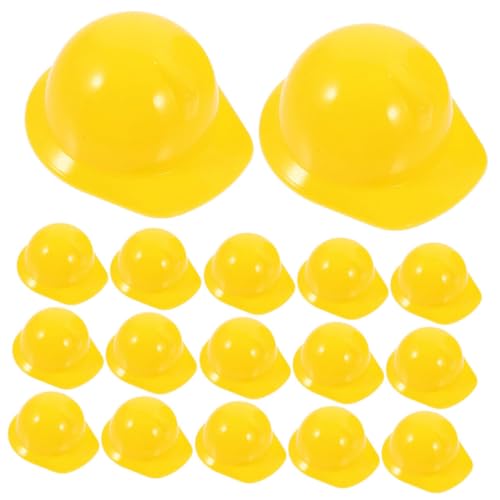 MOLUCKFU 30St Mini-Bauhut Mütze Babyhandschuhe verrückter Hut Miniatur-Bauhut puppenzubehör geburtstagsdeko plasure Mini-Schutzhelm Vogelhelm aus Kunststoff Plastik Yellow MOLUCKFU 30St Mini-Bauhut Mütze Babyhandschuhe verrückter Hut Miniatur-Bauhut puppenzubehör geburtstagsdeko plasure Mini-Schutzhelm Vogelhelm aus Kunststoff Plastik Yellow von MOLUCKFU