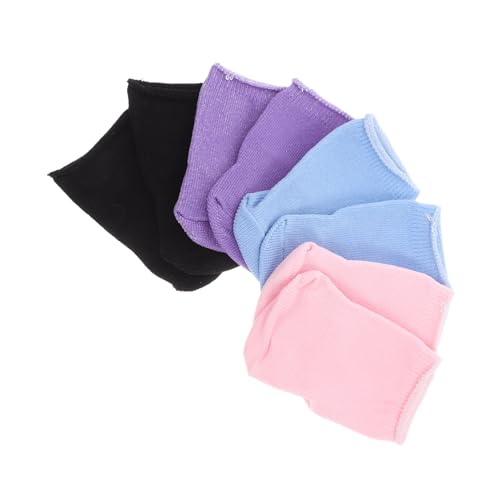 MOLUCKFU 4 Paare Puppensocken für Mädchenpuppen Kurze Mini socken in Farben Weiche Puppenzubehör Socken für Puppenhaus Niedliche Strümpfe zum Ankleiden und Dekorieren von MOLUCKFU