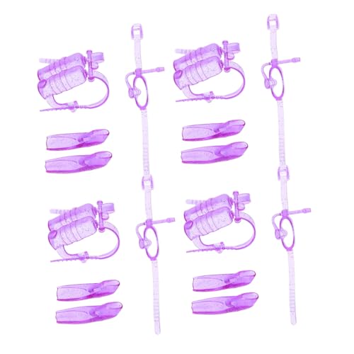 MOLUCKFU Realistisches Puppentauchen 4-teiliges Puppen-taucheranzug-set Aus Kunststoff Mit Sauerstoffflasche Und Flossen von MOLUCKFU