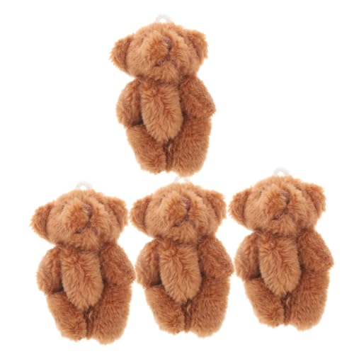 MOLUCKFU 4 Stück Bärenspielzeug, Cartoon Bär, Kleiner Bär, Spielzeug, Bären Ornament, Spielzeug, Mini Bär, Hängender Anhänger, Multifunktionale Bärenfiguren, Hängende Mini Bär Dekoration, MOLUCKFU 4 Stück Bärenspielzeug, Cartoon Bär, Kleiner Bär, Spielzeug, Bären Ornament, Spielzeug, Mini Bär, Hängender Anhänger, Multifunktionale Bärenfiguren, Hängende Mini Bär Dekoration, von MOLUCKFU