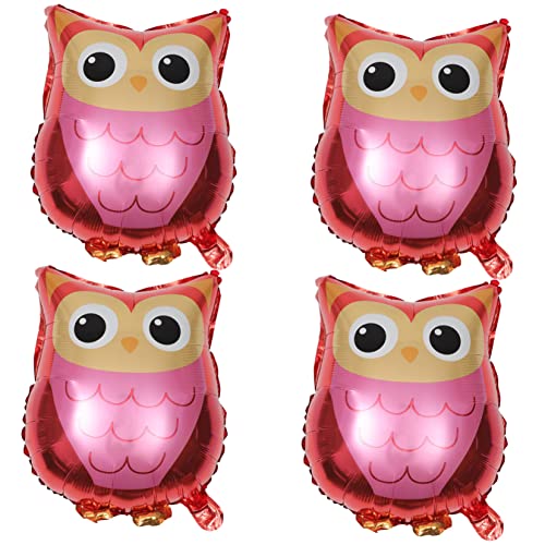 MOLUCKFU 4Stücke Teiliges Eulen Folienballons Tierballons für Geburtstagsfeier Deko Aluminiumfolie Kreative Party Dekoration Fotorequisiten für Tierpartys MOLUCKFU 4Stücke Teiliges Eulen Folienballons Tierballons für Geburtstagsfeier Deko Aluminiumfolie Kreative Party Dekoration Fotorequisiten für Tierpartys von MOLUCKFU