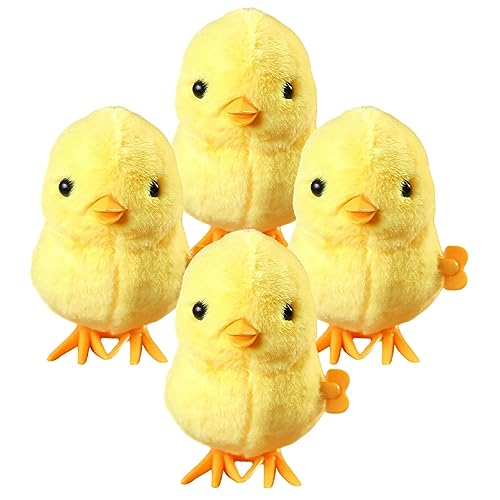 MOLUCKFU Realistisches Plüsch-hühnchen-Spielzeug Zum Aufziehen Springende Hühner Tiere Spielzeug Für Kleinkinder MOLUCKFU Realistisches Plüsch-hühnchen-Spielzeug Zum Aufziehen Springende Hühner Tiere Spielzeug Für Kleinkinder von MOLUCKFU