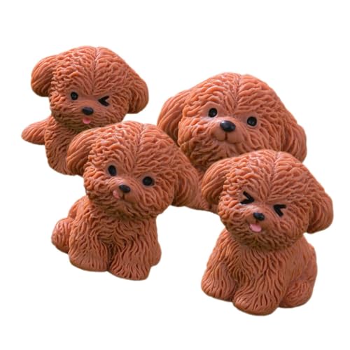 MOLUCKFU 4 Stück Mikro Landschafts Welpen Heimbedarf, Hundespielzeug Für Kinder, Hundefiguren, Mini Hundespielzeug, Hundeornament, Miniatur Hundedekor, Mini Hundedekorationen, MOLUCKFU 4 Stück Mikro Landschafts Welpen Heimbedarf, Hundespielzeug Für Kinder, Hundefiguren, Mini Hundespielzeug, Hundeornament, Miniatur Hundedekor, Mini Hundedekorationen, von MOLUCKFU