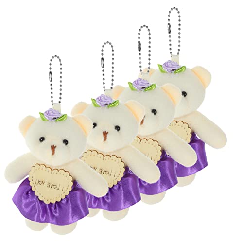 MOLUCKFU 4 Stück Paar Bärenpuppenstrauß Plüsch Kuscheltiere Niedliches Bärenzubehör Kuschelbären Plüsch Mini Kuscheltier Bastelbären Niedliche Tierdekoration Kuscheltierdekoration MOLUCKFU 4 Stück Paar Bärenpuppenstrauß Plüsch Kuscheltiere Niedliches Bärenzubehör Kuschelbären Plüsch Mini Kuscheltier Bastelbären Niedliche Tierdekoration Kuscheltierdekoration von MOLUCKFU