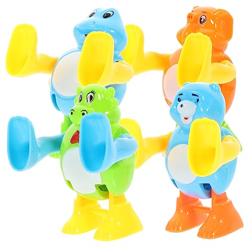 MOLUCKFU 4 Stück Purzelbaum kinderspielzeug für kinderknallzeug spielsachen kauspielzeug Animal Toys tragbares Aufziehspielzeug Kinderaccessoire Plastik MOLUCKFU 4 Stück Purzelbaum kinderspielzeug für kinderknallzeug spielsachen kauspielzeug Animal Toys tragbares Aufziehspielzeug Kinderaccessoire Plastik von MOLUCKFU