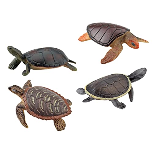 MOLUCKFU Spielzeug Schildkrötenmodell Realistisches Meeresschildkrötenfigur Plastik Lebensechtes Schildkrötenmodell Spielzeug Für Kinder Dekorative Schildkrötenstatue von MOLUCKFU