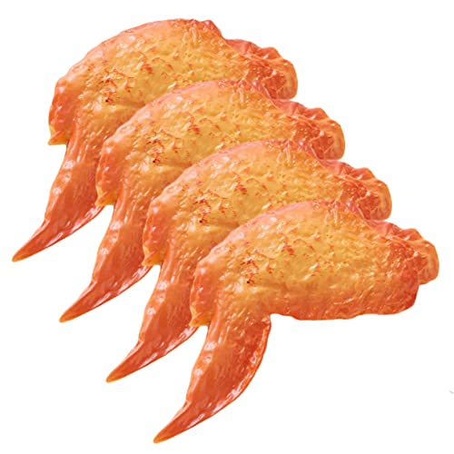 MOLUCKFU Chicken Wing Prop 4 Stück Gebackene Chicken Wing Dekorative Fake Food Für Fotografie Werbung MOLUCKFU Chicken Wing Prop 4 Stück Gebackene Chicken Wing Dekorative Fake Food Für Fotografie Werbung von MOLUCKFU