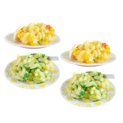 MOLUCKFU 4 Stück Simulierter Gebratener Reis Essensmodell Miniatur-lebensmittelmodell Für Die Spielküche Essen Für Vorgeben Miniatur-gebratener Reis Gefälschtes Essen PVC MOLUCKFU 4 Stück Simulierter Gebratener Reis Essensmodell Miniatur-lebensmittelmodell Für Die Spielküche Essen Für Vorgeben Miniatur-gebratener Reis Gefälschtes Essen PVC von MOLUCKFU