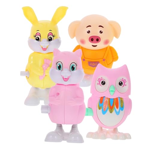 MOLUCKFU Aufziehspielzeug Mit Uhrwerk Tierspielzeug Interaktives Kinderspielzeug Schreibtischdekoration Cartoon-Form von MOLUCKFU