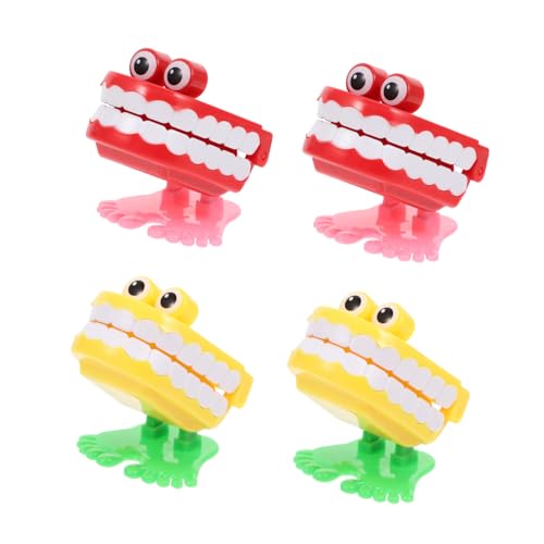 MOLUCKFU 4 Stück Springgeister -zähnespielzeug Springen Zum Aufziehen Von Zähnen Gefälschtes Zähne - Kleinkindspielzeug Zahnmodelle Aus Kunststoff Lenden Abs MOLUCKFU 4 Stück Springgeister -zähnespielzeug Springen Zum Aufziehen Von Zähnen Gefälschtes Zähne - Kleinkindspielzeug Zahnmodelle Aus Kunststoff Lenden Abs von MOLUCKFU
