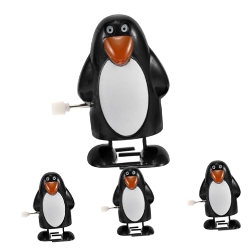 MOLUCKFU 4 Stück Teiliges Aufziehspielzeug Pinguin Kunststoff Wind Up Laufspielzeug für Weihnachten Party Favor Weihnachtsdeko Mini Winterspielzeug für Familienunterhaltung und Sammler MOLUCKFU 4 Stück Teiliges Aufziehspielzeug Pinguin Kunststoff Wind Up Laufspielzeug für Weihnachten Party Favor Weihnachtsdeko Mini Winterspielzeug für Familienunterhaltung und Sammler von MOLUCKFU