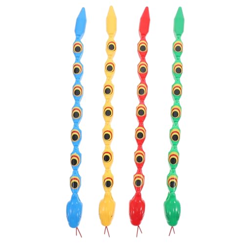 MOLUCKFU 4 Stück Teiliges Bunte Realistische Wackelschlangen aus Sicherem Kunststoff Vielseitig Einsetzbar als Dekoration Requisite und Kinderspielzeug für Halloween und Rollenspiele MOLUCKFU 4 Stück Teiliges Bunte Realistische Wackelschlangen aus Sicherem Kunststoff Vielseitig Einsetzbar als Dekoration Requisite und Kinderspielzeug für Halloween und Rollenspiele von MOLUCKFU