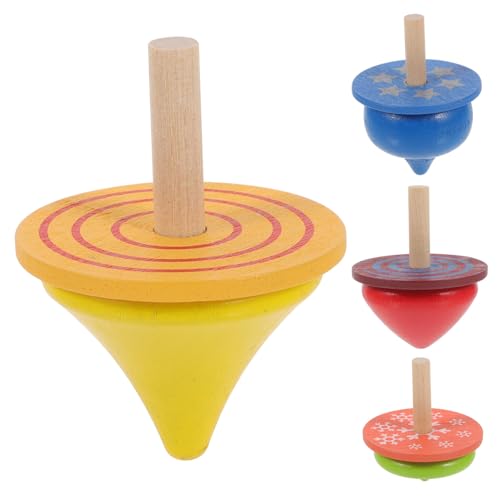 MOLUCKFU 4 Teiliges Set Holzspielzeug Für Bunte Handgefertigte Holzkreisel Pädagogisches Für Jungen Und ädchen Fördert Geschicklichkeit Und Kreativität MOLUCKFU 4 Teiliges Set Holzspielzeug Für Bunte Handgefertigte Holzkreisel Pädagogisches Für Jungen Und ädchen Fördert Geschicklichkeit Und Kreativität von MOLUCKFU
