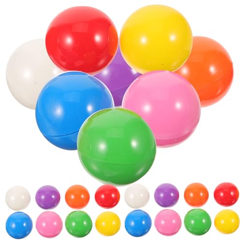MOLUCKFU 40 Stück Ball Gewinnbälle, Plastik Hohlspielbälle, Tombola Bälle, Kleine Plastikbälle Für Spiele, Farbballspiel, Kleine Bälle Für Spiele, Zahlendruckbälle, Farbballspiel MOLUCKFU 40 Stück Ball Gewinnbälle, Plastik Hohlspielbälle, Tombola Bälle, Kleine Plastikbälle Für Spiele, Farbballspiel, Kleine Bälle Für Spiele, Zahlendruckbälle, Farbballspiel von MOLUCKFU