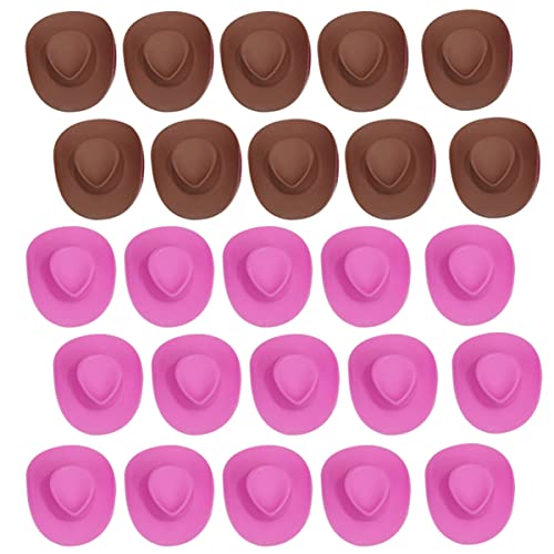 MOLUCKFU Miniatur Dekorative Hüte 40pcs Puppe Kleidung Zubehör Western Hüte Für Puppen MOLUCKFU Miniatur Dekorative Hüte 40pcs Puppe Kleidung Zubehör Western Hüte Für Puppen von MOLUCKFU