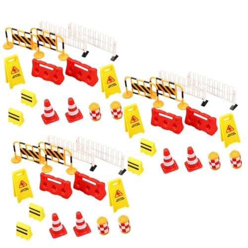 MOLUCKFU 42 Stück Verkehrszeichen, Absperrungen, Baukegel, Spielzeug, Verkehrskegel, Spielzeugschilder Und Für Kinder, Spielzeug Straßenschilder Für Kinder, Sicheres MOLUCKFU 42 Stück Verkehrszeichen, Absperrungen, Baukegel, Spielzeug, Verkehrskegel, Spielzeugschilder Und Für Kinder, Spielzeug Straßenschilder Für Kinder, Sicheres von MOLUCKFU