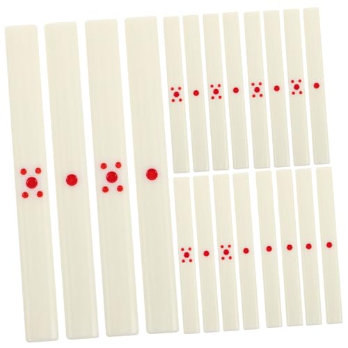 MOLUCKFU 44 Stück Teiliges Mahjong Zähl Wettstäbe Einzigartiges Design Präzise Verarbeitung Vielseitig Kompatibel für Chinesische Mahjong Tische Stilvolles Zubehör für Verbessertes von MOLUCKFU