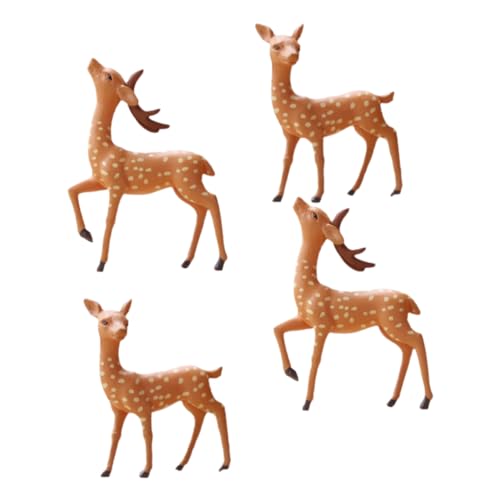 MOLUCKFU 4Pcs Tierstatue Miniatur Hirschstatue Kleine Hirschstatue Mini Tier Figur Garten Winzige Statuen Mini Tiermodell Zerstörungsbedingte Figurenminiaturfiguren Kleine Hirschfiguren MOLUCKFU 4Pcs Tierstatue Miniatur Hirschstatue Kleine Hirschstatue Mini Tier Figur Garten Winzige Statuen Mini Tiermodell Zerstörungsbedingte Figurenminiaturfiguren Kleine Hirschfiguren von MOLUCKFU