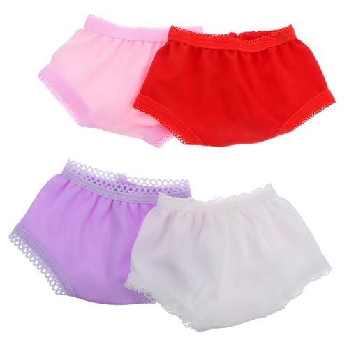 MOLUCKFU 4Stücke Puppenunterwäsche aus Bunte für Puppen Geeignet für Rollenspiele Zufällige Designs Zubehör für Puppenliebhaber MOLUCKFU 4Stücke Puppenunterwäsche aus Bunte für Puppen Geeignet für Rollenspiele Zufällige Designs Zubehör für Puppenliebhaber von MOLUCKFU