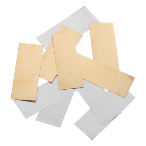 MOLUCKFU 5 Paare Zinkbleche Kupferbleche DIY Fruchtbatterie für Pädagogische Elektrizitätsexperimente Anodenplatten aus Reinem Leicht Tragbar für Wissenschaft und Lernen MOLUCKFU 5 Paare Zinkbleche Kupferbleche DIY Fruchtbatterie für Pädagogische Elektrizitätsexperimente Anodenplatten aus Reinem Leicht Tragbar für Wissenschaft und Lernen von MOLUCKFU