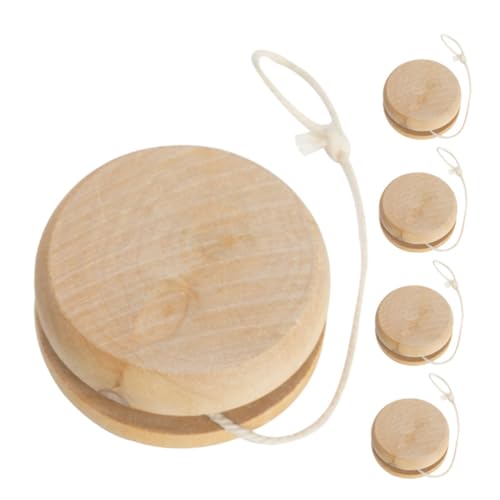 MOLUCKFU 5 Stück Holz Jo Jo, Einfaches Jo Jo Spielzeug, Holzspielzeug, Tragbarer Jo Jo Ball, Lustiges Jo Jo Spielzeug, Kleine Jo Jos, Interessantes Jo Jo Spielzeug, Holz Jo Jo Bälle, Jo MOLUCKFU 5 Stück Holz Jo Jo, Einfaches Jo Jo Spielzeug, Holzspielzeug, Tragbarer Jo Jo Ball, Lustiges Jo Jo Spielzeug, Kleine Jo Jos, Interessantes Jo Jo Spielzeug, Holz Jo Jo Bälle, Jo von MOLUCKFU