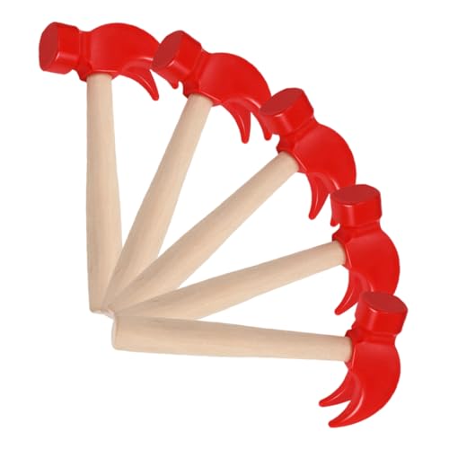 MOLUCKFU 5 Stück Holzhammer-Spielzeug, Simulationshämmer, Wartungswerkzeuge, Holzhammer-Spielzeug, Lernspielzeug Für Kinder, Geburtstag, Party, Spiele, Zubehör MOLUCKFU 5 Stück Holzhammer-Spielzeug, Simulationshämmer, Wartungswerkzeuge, Holzhammer-Spielzeug, Lernspielzeug Für Kinder, Geburtstag, Party, Spiele, Zubehör von MOLUCKFU
