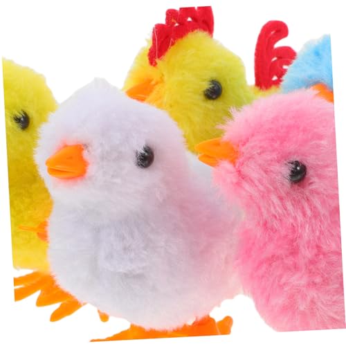 MOLUCKFU 5 Stück Teiliges Aufziehspielzeug Wind up Hühner für Batteriefrei Niedliche Laufende Küken Frühlingsdeko Tierische Figuren Gelb Weiß Blau Rosa MOLUCKFU 5 Stück Teiliges Aufziehspielzeug Wind up Hühner für Batteriefrei Niedliche Laufende Küken Frühlingsdeko Tierische Figuren Gelb Weiß Blau Rosa von MOLUCKFU