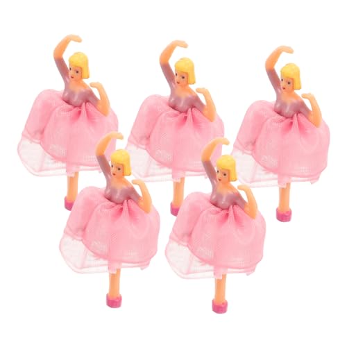 MOLUCKFU 5 Stück Teiliges Balletttänzerin Puppen für Spieluhren Realistische Musikbox Zubehör Deko mit Goldfarbenem Rosa Kleid Bezaubernde Balletttänzerin Figur für Sammler und Musikbox MOLUCKFU 5 Stück Teiliges Balletttänzerin Puppen für Spieluhren Realistische Musikbox Zubehör Deko mit Goldfarbenem Rosa Kleid Bezaubernde Balletttänzerin Figur für Sammler und Musikbox von MOLUCKFU