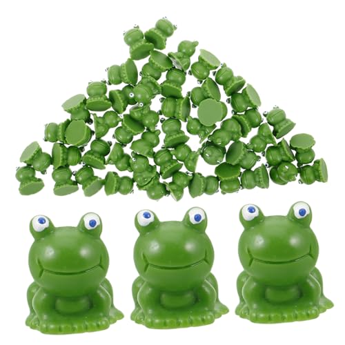 MOLUCKFU 50 Stück Mini Froschstatue, Miniatur Froschmodell, Froschfigur, Mikro Landschaftsornament, Schreibtisch Froschdekoration, Gartendekoration, Entzückende Figur, Winzige Frösche, MOLUCKFU 50 Stück Mini Froschstatue, Miniatur Froschmodell, Froschfigur, Mikro Landschaftsornament, Schreibtisch Froschdekoration, Gartendekoration, Entzückende Figur, Winzige Frösche, von MOLUCKFU
