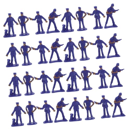 MOLUCKFU 50 Stück Polizeimodell Polizeicharakterfiguren Mini-Statue Figurenmodell Spielzeugfigur der Polizei Tischstatuen und -Figuren kleine Figuren Mini-Gartenfiguren pp Blau MOLUCKFU 50 Stück Polizeimodell Polizeicharakterfiguren Mini-Statue Figurenmodell Spielzeugfigur der Polizei Tischstatuen und -Figuren kleine Figuren Mini-Gartenfiguren pp Blau von MOLUCKFU
