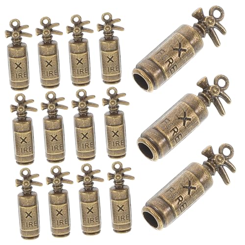 MOLUCKFU Aus Metall Gefertigter Mini-feuerlöscher Im Maßstab 1:12 Miniatur-feuerdekor Für Puppenhausmöbel 50-teiliges Zubehör von MOLUCKFU