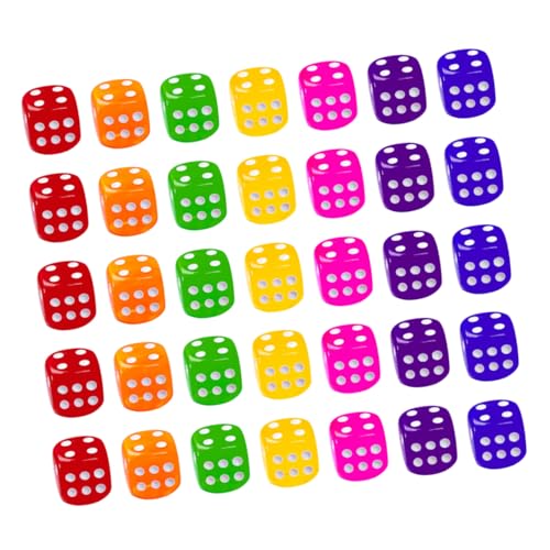 MOLUCKFU 50 Stück Spielwürfel farbige Würfel Spiel Würfel Würfelspiele Würfel Spielzeug farbwürfel Colour Cube transparente Würfel Pub-Spielzeug MOLUCKFU 50 Stück Spielwürfel farbige Würfel Spiel Würfel Würfelspiele Würfel Spielzeug farbwürfel Colour Cube transparente Würfel Pub-Spielzeug von MOLUCKFU