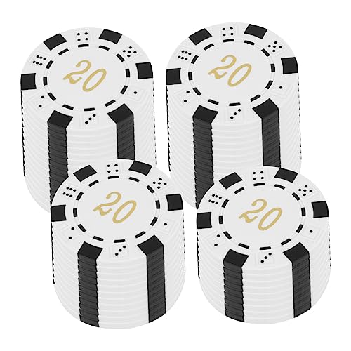 MOLUCKFU 50Stücke Bingo Chips Plastik Zählmünzen mit Nummern für Spiele im Klassenzimmer und Karneval Glatte und Griffige Oberfläche von MOLUCKFU
