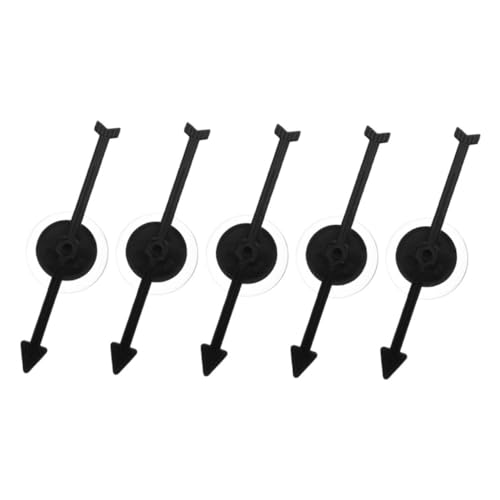 MOLUCKFU 5Pcs Tame Wheel -Zeiger -Radpfeile Spielzeiger Plastikzeiger Rotierende Turntable DIY Accessoire Plastik Arrow Saugnapfspinner Spiel von MOLUCKFU