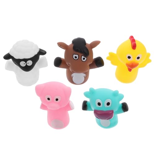 MOLUCKFU 5St Marionette Puppe Hände Figur Bausätze interaktives Party für tragbares Fingerspielzeug zum Geschichtenerzählen Vinyl MOLUCKFU 5St Marionette Puppe Hände Figur Bausätze interaktives Party für tragbares Fingerspielzeug zum Geschichtenerzählen Vinyl von MOLUCKFU