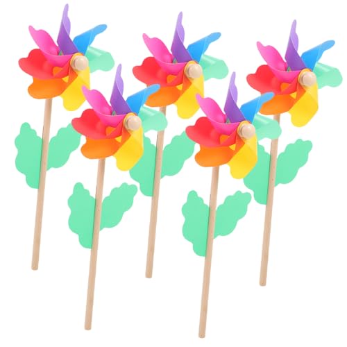 MOLUCKFU 5St Partydekorationen für Windmühlen-Ornament kinderspielzeug Outdoor Spielzeuge Outdoor Landschaftswindmühle im Freien Windrad Abs MOLUCKFU 5St Partydekorationen für Windmühlen-Ornament kinderspielzeug Outdoor Spielzeuge Outdoor Landschaftswindmühle im Freien Windrad Abs von MOLUCKFU