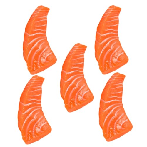 MOLUCKFU 5st Simulation Lachs Obst Realistischer Gefälschter Lachs Fälschung Schüssel Fischfleisch Modelle Künstlich Lachs-Modell Simulation Von Lachsmodellen Orange PVC MOLUCKFU 5st Simulation Lachs Obst Realistischer Gefälschter Lachs Fälschung Schüssel Fischfleisch Modelle Künstlich Lachs-Modell Simulation Von Lachsmodellen Orange PVC von MOLUCKFU
