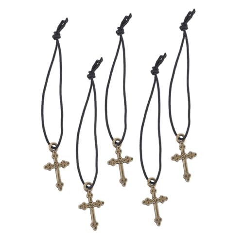 MOLUCKFU 5stücke Teiliges Puppen Halskette Aus Elegante Kreuzanhänger Für Puppen Ergänzung Für Puppenhäuser Und Rollenspiele Für Kreative Dekoration MOLUCKFU 5stücke Teiliges Puppen Halskette Aus Elegante Kreuzanhänger Für Puppen Ergänzung Für Puppenhäuser Und Rollenspiele Für Kreative Dekoration von MOLUCKFU