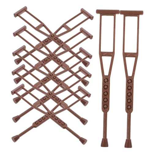 MOLUCKFU 6 Paar Miniatur-krücken, Realistisches Spazierstock-Set, Puppenhaus-möbel-Requisiten Für Wrestling-actionfiguren, Kinder-Rollenspiele, DIY-zubehör, Szenenmodelle MOLUCKFU 6 Paar Miniatur-krücken, Realistisches Spazierstock-Set, Puppenhaus-möbel-Requisiten Für Wrestling-actionfiguren, Kinder-Rollenspiele, DIY-zubehör, Szenenmodelle von MOLUCKFU
