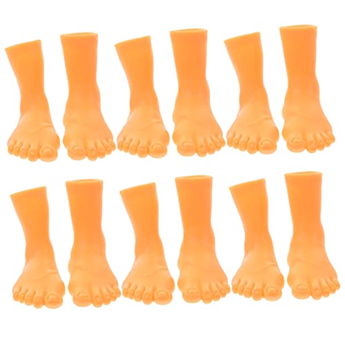 MOLUCKFU 6 Paar Zehenfingerabdeckungen, Kleine Fußpuppenfüße, Fingerpuppenfüße, Fingerpuppenfüße, Mini Fußspielzeug, Kleine Fußpuppen, Fingerpuppenfüße, Spielzeug Für Fingerfüße MOLUCKFU 6 Paar Zehenfingerabdeckungen, Kleine Fußpuppenfüße, Fingerpuppenfüße, Fingerpuppenfüße, Mini Fußspielzeug, Kleine Fußpuppen, Fingerpuppenfüße, Spielzeug Für Fingerfüße von MOLUCKFU