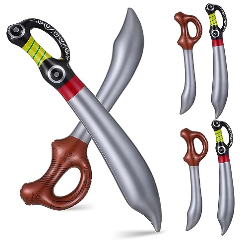 MOLUCKFU Aufblasbares Piratenset für Jungen und Mädchen 6-teilig Piratenkostüm-zubehör Luftballons Partyspiele Sichere Pvc-materialien MOLUCKFU Aufblasbares Piratenset für Jungen und Mädchen 6-teilig Piratenkostüm-zubehör Luftballons Partyspiele Sichere Pvc-materialien von MOLUCKFU