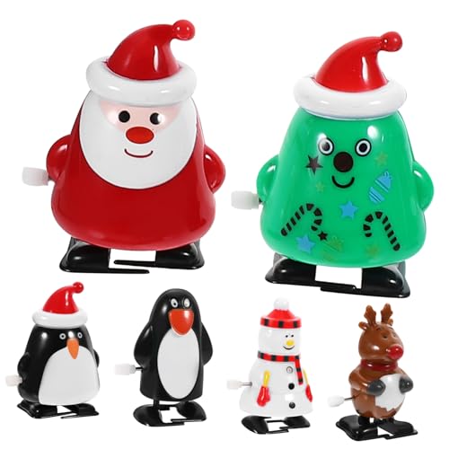 MOLUCKFU 6 Stück Aufziehspielzeug Für Weihnachtsmänner, Aufziehspielzeug, Lustiges Aufziehspielzeug, Schreibtisch Aufziehspielzeug, Aufziehspielzeug, Kleines Spielzeug, Aufziehspielzeug, MOLUCKFU 6 Stück Aufziehspielzeug Für Weihnachtsmänner, Aufziehspielzeug, Lustiges Aufziehspielzeug, Schreibtisch Aufziehspielzeug, Aufziehspielzeug, Kleines Spielzeug, Aufziehspielzeug, von MOLUCKFU