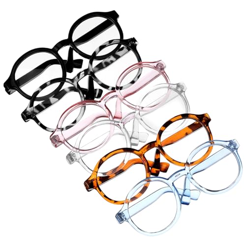 MOLUCKFU 6stücke Teiliges Puppenbrillen Miniatur Sonnenbrillen Für Puppen Leichtes Und Modisches Puppenzubehör Accessoires Für Puppen Und Plüschtiere Stilen von MOLUCKFU