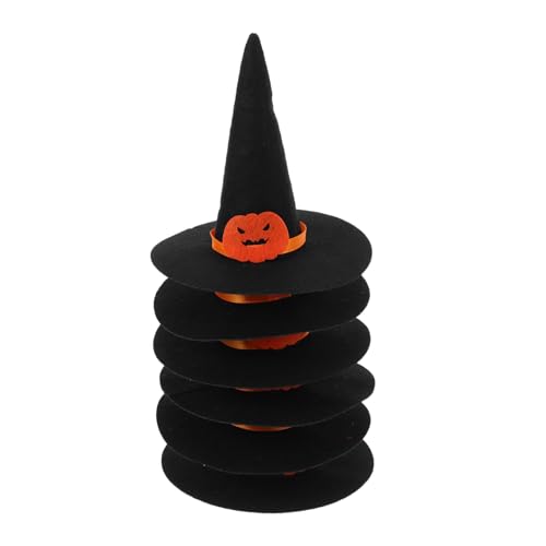 MOLUCKFU 6 Stück Dekorative Kleine Hüte für Halloween Bastelarbeiten Flaschenverschluss und Puppenkleider für Themenpartys MOLUCKFU 6 Stück Dekorative Kleine Hüte für Halloween Bastelarbeiten Flaschenverschluss und Puppenkleider für Themenpartys von MOLUCKFU