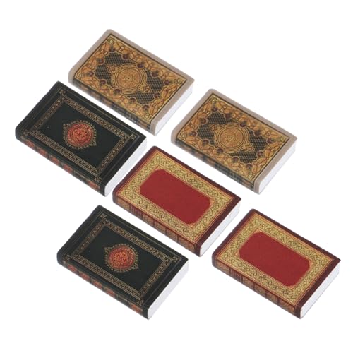 MOLUCKFU Miniaturbücher Für Puppenhaus Simulationsbuchmodell Im Maßstab 1:12 Dekoration Für Kleine Bibliothek Und Lesezimmer MOLUCKFU Miniaturbücher Für Puppenhaus Simulationsbuchmodell Im Maßstab 1:12 Dekoration Für Kleine Bibliothek Und Lesezimmer von MOLUCKFU