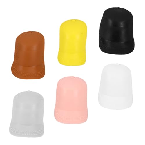 MOLUCKFU 6 Stück Puppenmütze, Kleiner Hut, Dekorativer DIY Hut, Mini Hüte, Miniatur Hut, Mini Schirmhut, Puppenhaus Hut, Foto Requisiten Hut, Foto Requisiten, Kreativer Hut, Ornament, MOLUCKFU 6 Stück Puppenmütze, Kleiner Hut, Dekorativer DIY Hut, Mini Hüte, Miniatur Hut, Mini Schirmhut, Puppenhaus Hut, Foto Requisiten Hut, Foto Requisiten, Kreativer Hut, Ornament, von MOLUCKFU