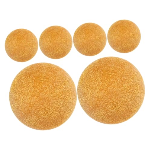 MOLUCKFU 6 Stück Tischfußball Schreibtischball Spielzubehör, Fußballspiel Zubehör, Desktop Fußball Zubehör, Tischspiel Zubehör, Tischfußball Zubehör, Tischfußball Ersatz Tischfußballball MOLUCKFU 6 Stück Tischfußball Schreibtischball Spielzubehör, Fußballspiel Zubehör, Desktop Fußball Zubehör, Tischspiel Zubehör, Tischfußball Zubehör, Tischfußball Ersatz Tischfußballball von MOLUCKFU