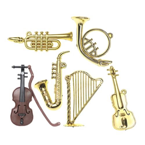 MOLUCKFU Puppenhaus-miniaturspielzeug Baby Puppenhaus 6 Teiliges Miniatur Instrumenten Set Für Puppenhaus Klassische Musikinstrumente Als Zubehör Für Kreatives Rollenspiel Und Puppenhaus Dekoration MOLUCKFU Puppenhaus-miniaturspielzeug Baby Puppenhaus 6 Teiliges Miniatur Instrumenten Set Für Puppenhaus Klassische Musikinstrumente Als Zubehör Für Kreatives Rollenspiel Und Puppenhaus Dekoration von MOLUCKFU