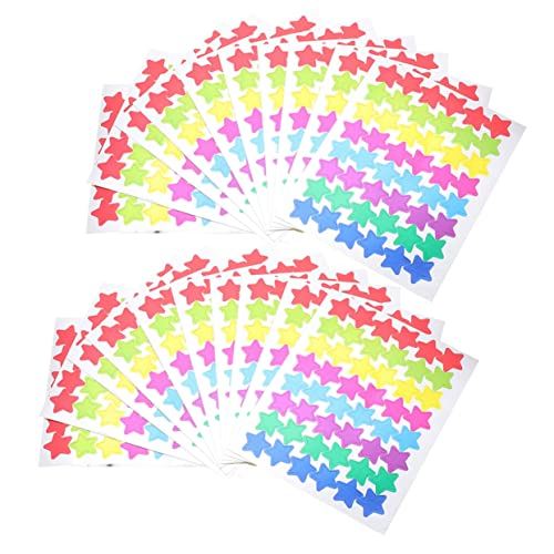 MOLUCKFU 60 Blätter Bunte Sternaufkleber, Farbige Sternaufkleber, Winzige Aufkleber, Selbstklebende Sternaufkleber, Kindergarten Sternaufkleber, Sternaufkleber, Bunte Foliensternaufkleber, MOLUCKFU 60 Blätter Bunte Sternaufkleber, Farbige Sternaufkleber, Winzige Aufkleber, Selbstklebende Sternaufkleber, Kindergarten Sternaufkleber, Sternaufkleber, Bunte Foliensternaufkleber, von MOLUCKFU
