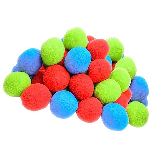 MOLUCKFU 60 Stück Bunte Wiederverwendbare Wasserbälle Farben Schwimmbad Spielbälle Poolspaß Outdoor Wasserspielzeug für Familien und Party von MOLUCKFU